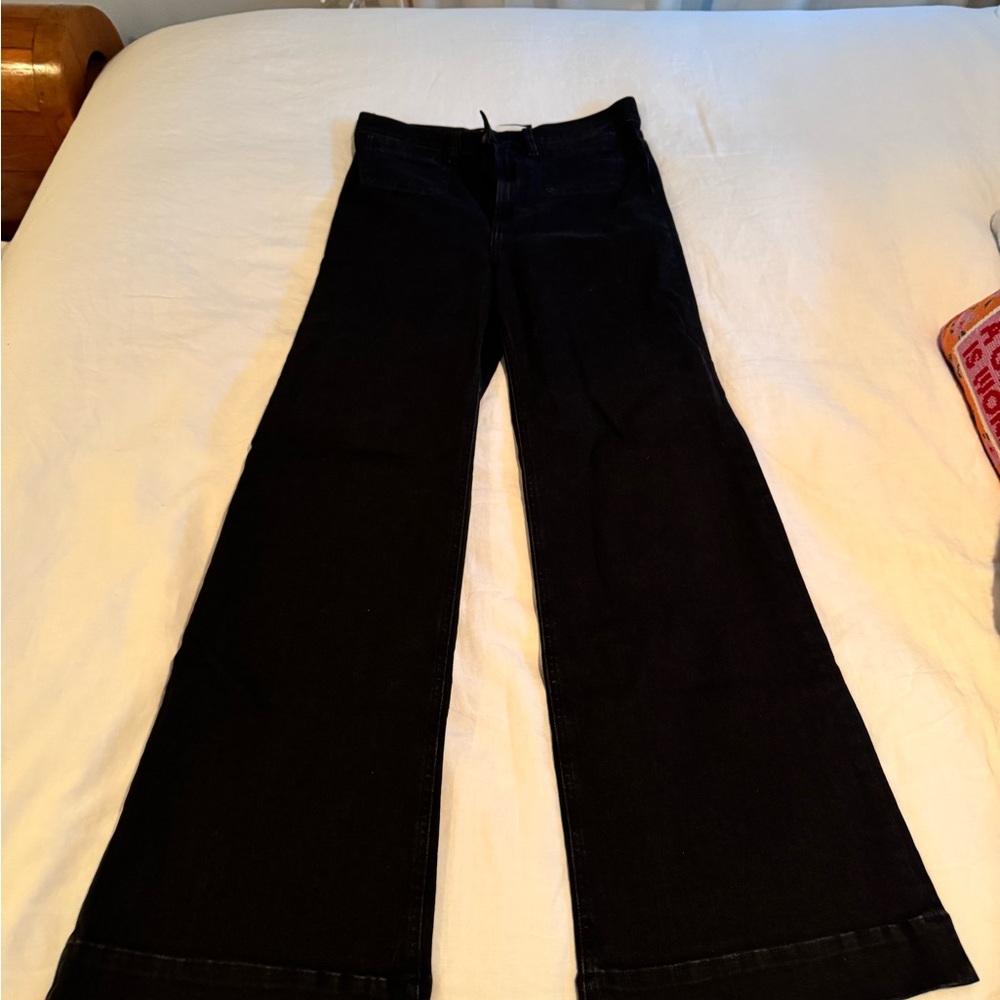 Black Wide-Leg Pants